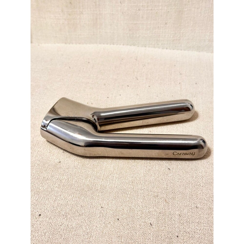 Caraway Home 6.5" Garlic Press Stainless Steel